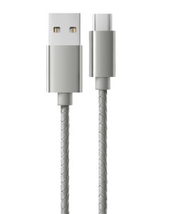 Кабель Micro USB to USB Cable Leather Series 1 м Dark Gray Dorten
