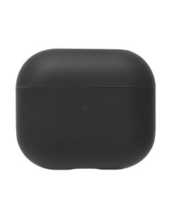 Чехол для кейса наушников Apple AirPods 3 силиконовый тонкий черный Promise mobile
