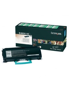Картридж для лазерного принтера E460X11E черный оригинальный Lexmark