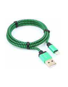 Кабель Cablexpert CC ApUSB2gn USB 2 0 AM Lightning 8P 1 м зеленый черный Gembird