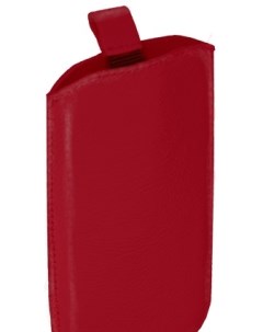 Чехол пенал с язычком для Samsung S5600 красный Nobrand