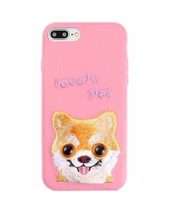 Чехол Lovely Pet для iPhone 7 Plus 8 Plus розовый Mutural design