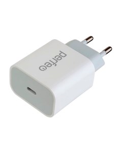 Сетевое зарядное устройство USB Type C White I4641 Perfeo