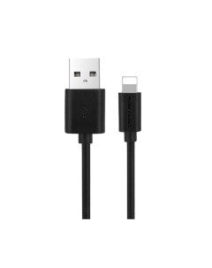 Дата кабель K13i USB 2 1A для Lightning 8 pin TPE 1м Black More choice