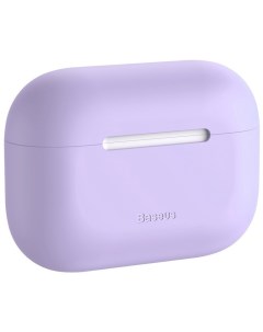 Чехол для Apple AirPods Pro Super Thin Silica Gel Фиолетовый WIAPPOD ABZ05 Baseus
