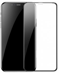 Защитное стекло Arc Surface Tempered Glass Film 0 2mm для iPhone Xs Max Black Baseus