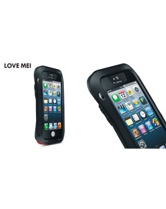 Влагозащищенный чехол POWERFUL small waist для Apple iPhone 5 5S SE черный Love mei