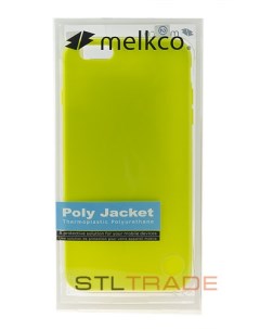 Силиконовый чехол для iPhone 6 5 5 Poly Jacket желтый Melkco