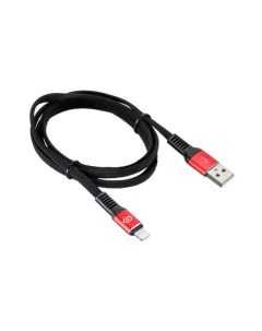 Кабель USB A m Lightning m 1 2м bl red Digma