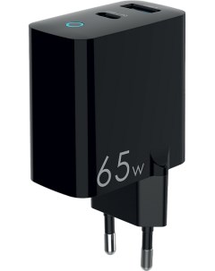 Зарядное устройство сетевое еV AC PD65QC Typе C черный Everstone