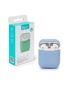 Чехол Sky Airpods Silicon Case 1 2 Blue Isa