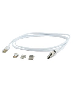 Кабель USB Am плюс магнитные коннекторы USB Cm плюс microBm плюс Lightning Cablexpert