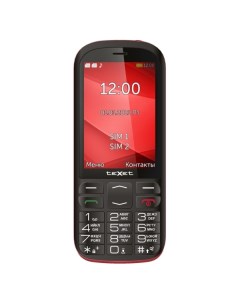 Мобильный телефон TM B409 Black Red Texet