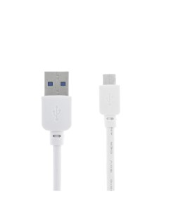 Кабель Micro USB USB утолщенный 1 А 1 5 м белый Luazon
