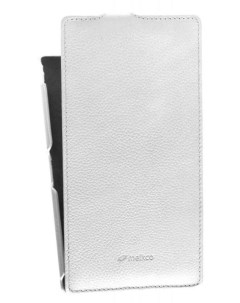 Чехол для Sony Xperia Z Leather Case Jacka Type White LC 53633 Melkco