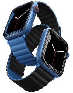 Ремешок Revix reversible Magnetic для Apple Watch 41 40 38 мм Blue Black Uniq