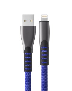Кабель Lightning to USB Cable Flat Series 1 м Blue Dorten