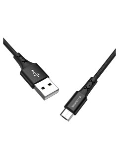 Кабель BX20 USB Micro USB 1 м черный красный Borofone