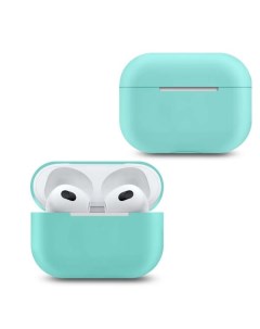 Чехол Airpods 3 Silicone sky blue Nobrand