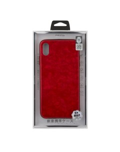 Чехол для iPhone Xs Max Glass Case стеклянный красный Proda