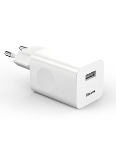 Сетевое зарядное устройство Charging Quick Charger 1xUSB 3 A white Baseus