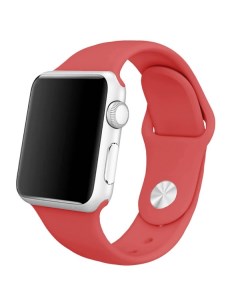 Ремешок Silicone для Apple Watch 38 40mm red Krutoff