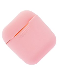 Чехол для кейса наушников Apple AirPods AirPods 2 силиконовый тонкий розовый Promise mobile