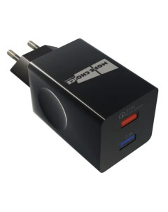 Сетевое зарядное устройство Morе choicе NC55QCm Smart 2USB 3 0A QC3 0 Micro USB Black More choice