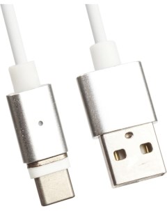 Дата кабель Magnetic Cable USB USB Type C 2 4А 1 м белый Charge&sync