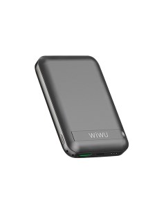 Внешний аккумулятор Snap Cube Magnetic Wireless Charger Power Bank 10000mAh Black Wiwu