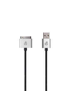 Кабель 30 pin USB для Apple iPad iPhone 1 метр нейлоновая оплетка Ubear
