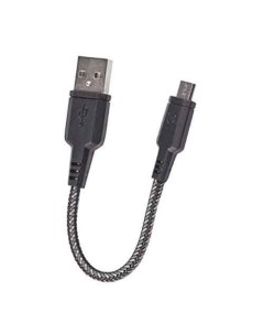 Кабель Nylotough Micro USB Quick Charging Cable 0 16 м Black Energea
