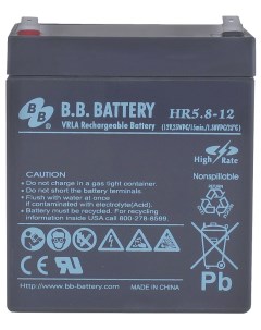 Аккумулятор для ИБП HR 5 8 12 Bb