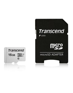 Карта памяти Micro SDHC 16GB Transcend