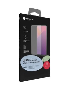 Защитное стекло для Samsung Galaxy A23 3D Full Glue черная рамка Everstone
