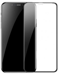 Защитное стекло Curved Screen Protector 0 23mm для iPhone XR Black Baseus