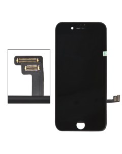 Дисплей LCD для Apple iPhone 7 с рамкой крепления черный AAA 1 я категория Liberty project