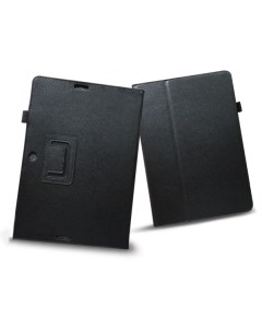 Защитный чехол обложка с подставкой для Asus MeMo Pad FHD 10 ME302 ME302KL черный кожаный Nobrand
