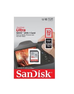 Карта памяти Micro SDHC 32Гб Ultra 32GB SDSDUN4 032G GN6IN SDSDUN4 032G GN6IN Sandisk