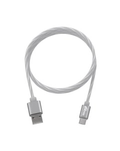 Кабель RCC312 USB Micro USB силикон 2A 1 м белый Ritmix