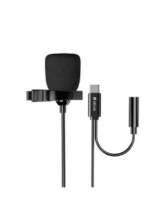 Микрофон Smart Wired Microphone Type C Black Devia