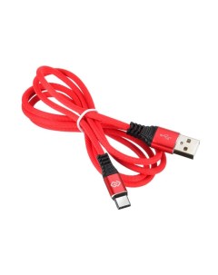 Кабель USB A m USB Type C m 1 2м red bl Digma