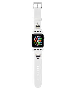 Ремешок для Apple watch 41 40 38 mm white Karl lagerfeld
