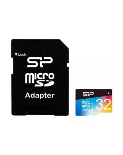 Карта памяти Superior Pro microSDHC 32GB SP032GBSTHDU3V20SP Silicon power