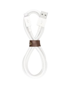 Кабель lightning usb Nylon Cable USB Lighting 1 2 м белый 1 2 м белый Vlp