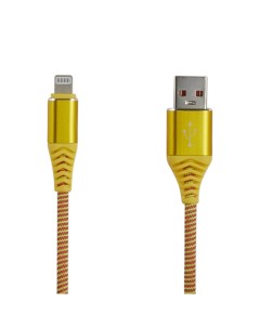 USB кабель LP для Apple Lightning 8 pin Носки желтый блистер Liberty project