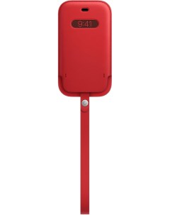 Чехол Leather MagSafe PRODUCT RED для iPhone 12 mini MHMR3ZE A Apple