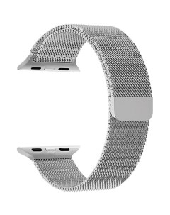 Ремешок из стали для Apple Watch 42 44 45 mm CAPELLA DS APM02 2 44 SL Серебристый Lyambda
