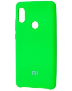 Чехол для Xiaomi Redmi Note 6 Note 6 pro Silicone Cover Зеленое яблоко Storex24