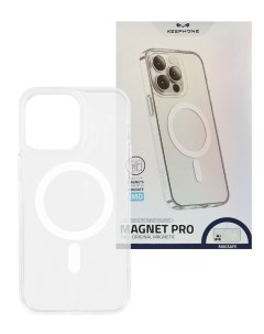 Чехол с MagSafe для iPhone 14 Прозрачный Magnet pro
